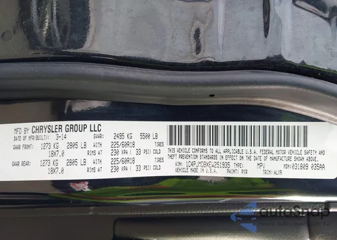 2014 Jeep Cherokee Limited from USA, damaged, VIN 1C4PJMDBXEW251935